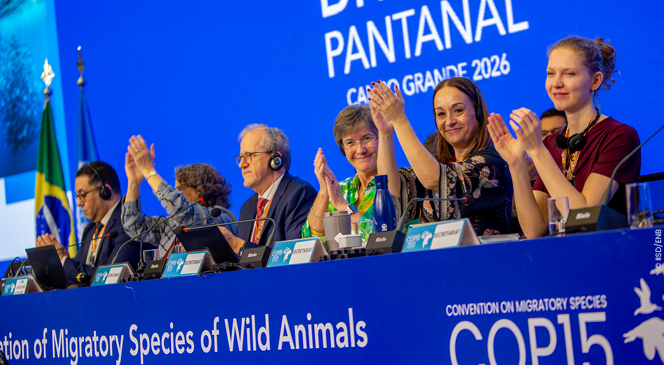 Podium during Closing of COP15