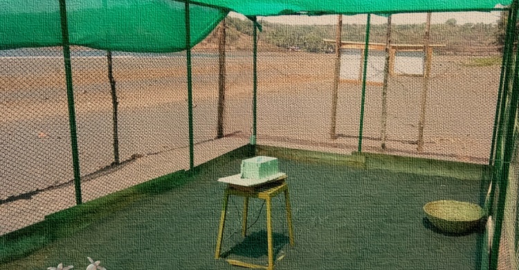 Hatchery with shade net © Sumedha Korgaonkar