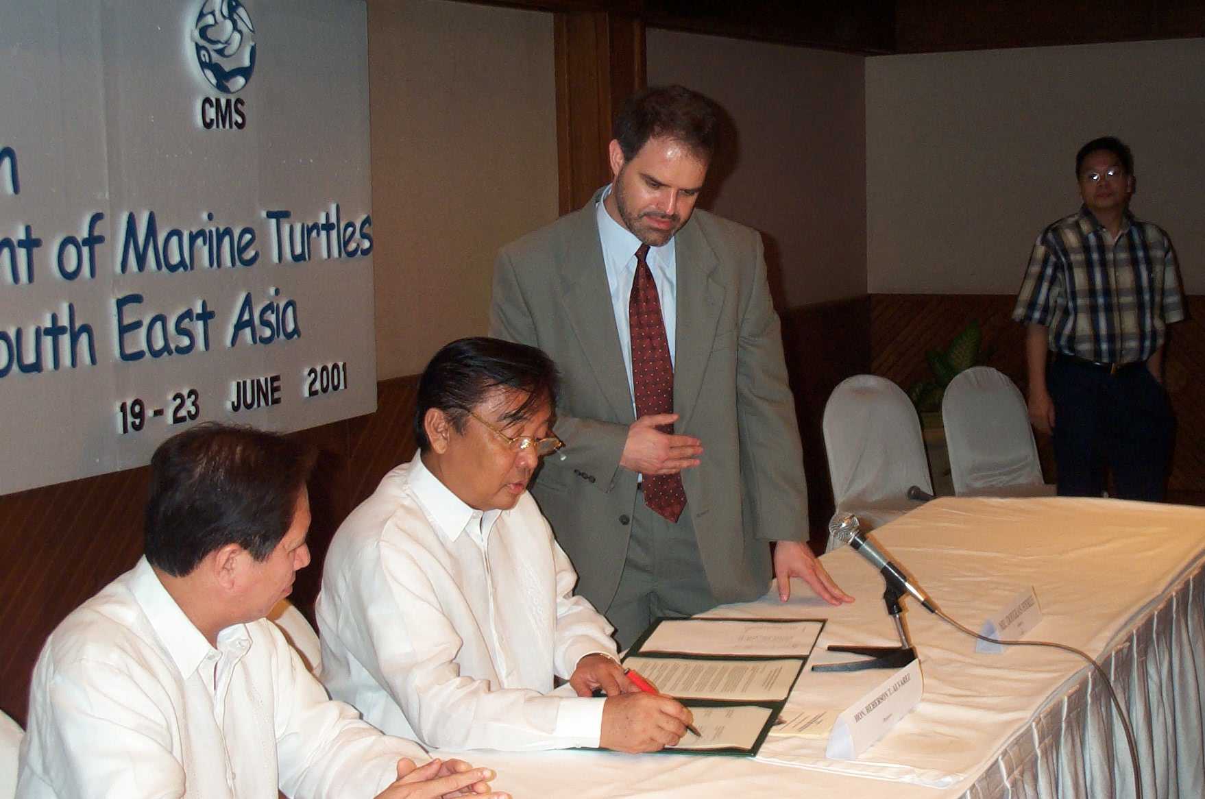 Philippines signing the MOU
